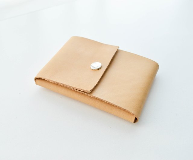 Leather Origami Wallet Minimal Wallet Leather Coin Purse 