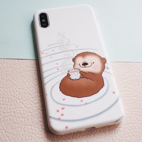 iPhone 対応スマホケース, カワウソほっと一息, iphone 14