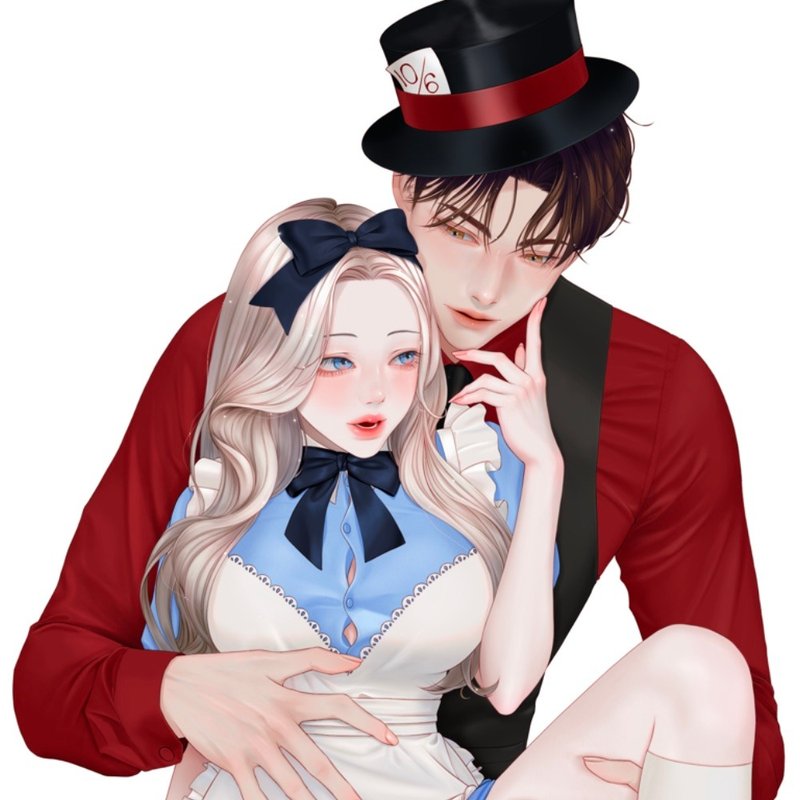 Alice & Mad Hatter - Season 1 - 貼紙 - 紙 多色