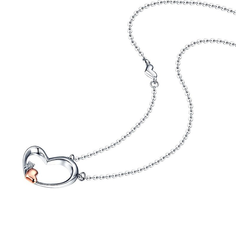Diamond Necklace Pendant for Female - สร้อยคอ - เพชร สีเงิน