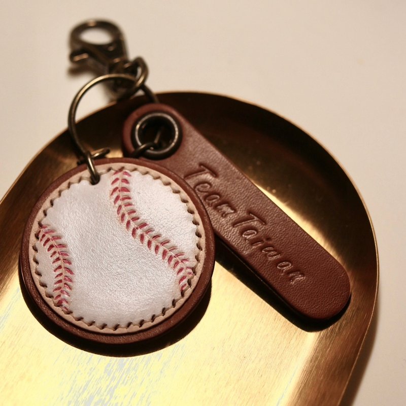 Baseball/Keychain/Team Taiwan/Easy Card/Championship Discount/Customized English/Free Pendant - ที่ห้อยกุญแจ - หนังแท้ หลากหลายสี