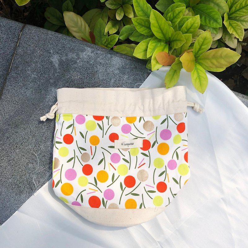 Grapho / Japanese Cotton print / Shoulder bag  crossbodies  bucket bag - Messenger Bags & Sling Bags - Cotton & Hemp 