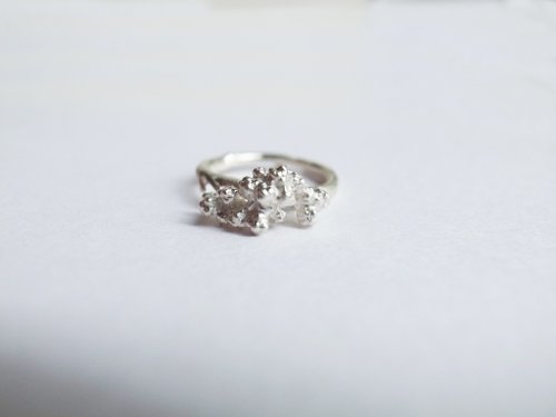 yuting jewellery 接單製作 rice flower純銀米香花戒指