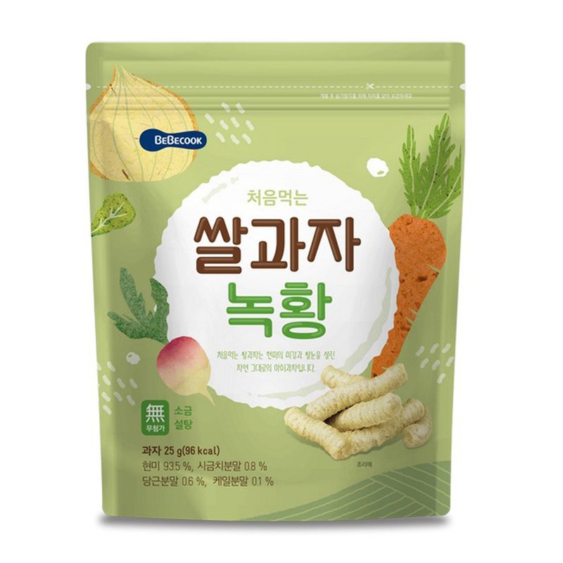 韓國【BEBECOOK】寶膳 嬰幼兒米棒-蔬菜(25g) - 其他 - 其他材質 