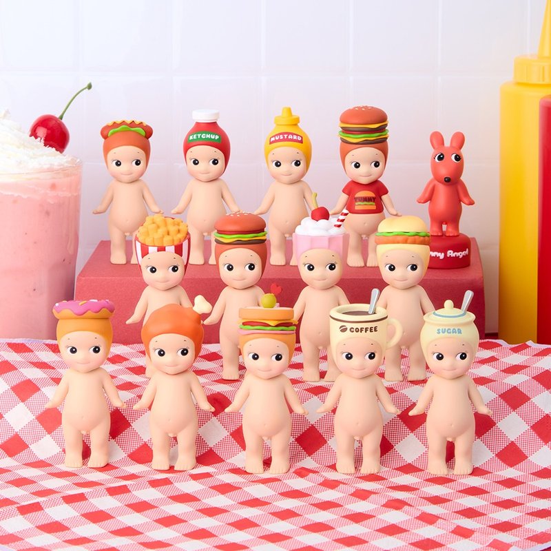 Sonny Angel MiniFigure 美式小點系列 (盒裝12入) - 公仔/玩偶 - 塑膠 