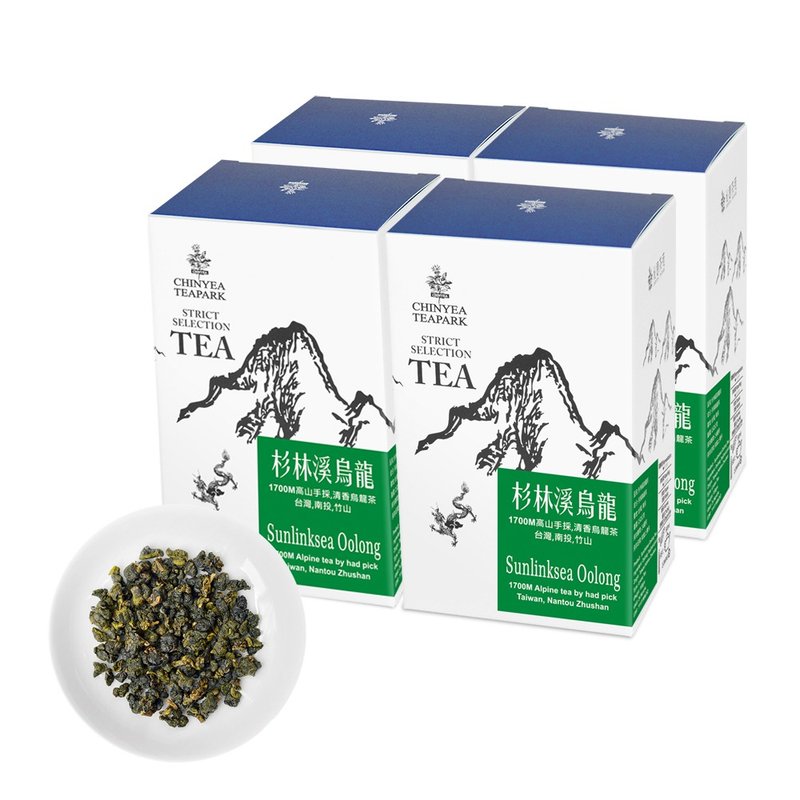 杉林溪烏龍茶4盒特惠組 - 台灣頂級手採高山茶 - 茶葉/茶包/水果茶 - 其他金屬 白色