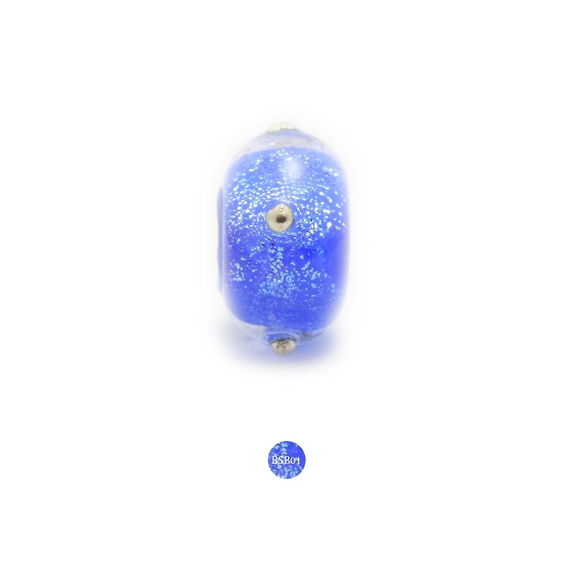niconico 珠子編號 BSB01 - 項鍊 - 玻璃 藍色