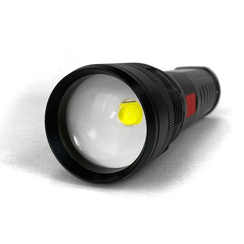 【GREENON】超強光複合式LED手電筒(GSL802) 緊急防災照明 - 野餐墊/露營用品 - 鋁合金 黑色