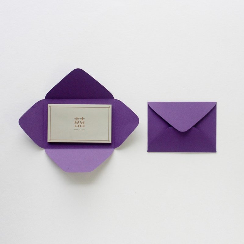 キットにカード封筒（小）-114X83mm 9 - 結婚式招待状 - 紙 