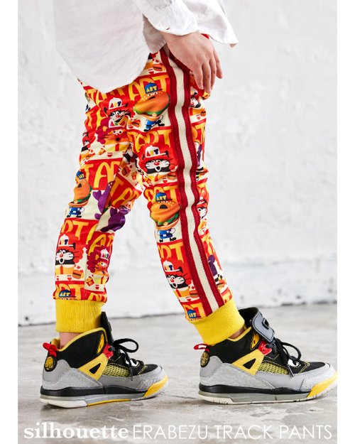 Jersey Pants Harapeco Paint Bottom Track Pants Print All Over