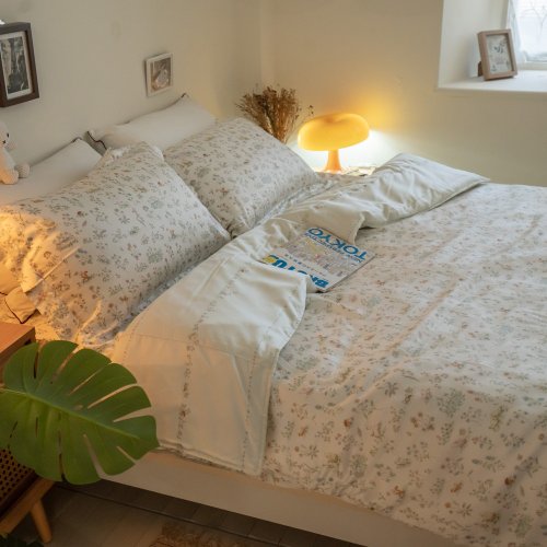 新品　ANTHROPOLOGIEセミダブル♡掛け布団＆枕カバーセット Amazon｜BREDVECKLARE ブレードヴェックラレ 掛け布団カバー＆枕