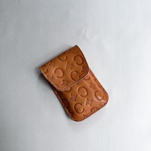 ヴィンテージ セリーヌ ヌメ革 キーバッグ - ショップ fillings