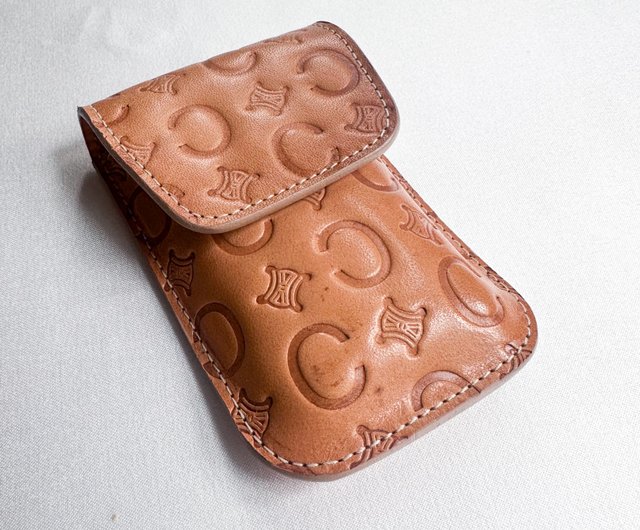 セリーヌキーケースヌメ革美品 セリーヌキーケースヌメ革美品 CELINE】トリオンフ キーケース