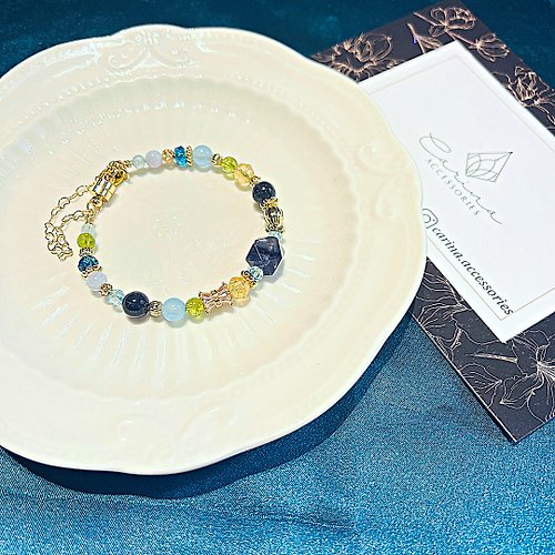 Carina accessories 開運時尚設計水晶飾品 螢石 開運 水晶 手鍊 手環 飾品 生命靈數 客製
