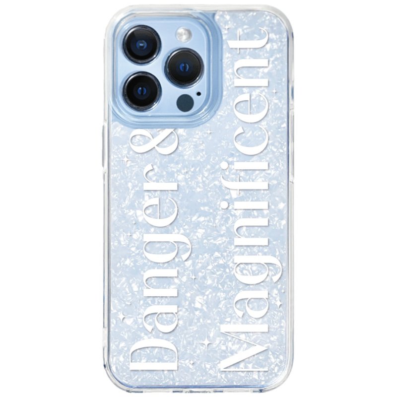 冰雪奇緣 – 自由女神款  iphone 14 13 12 pro max 客製手機殼 - 手機殼/手機套 - 貝殼 透明