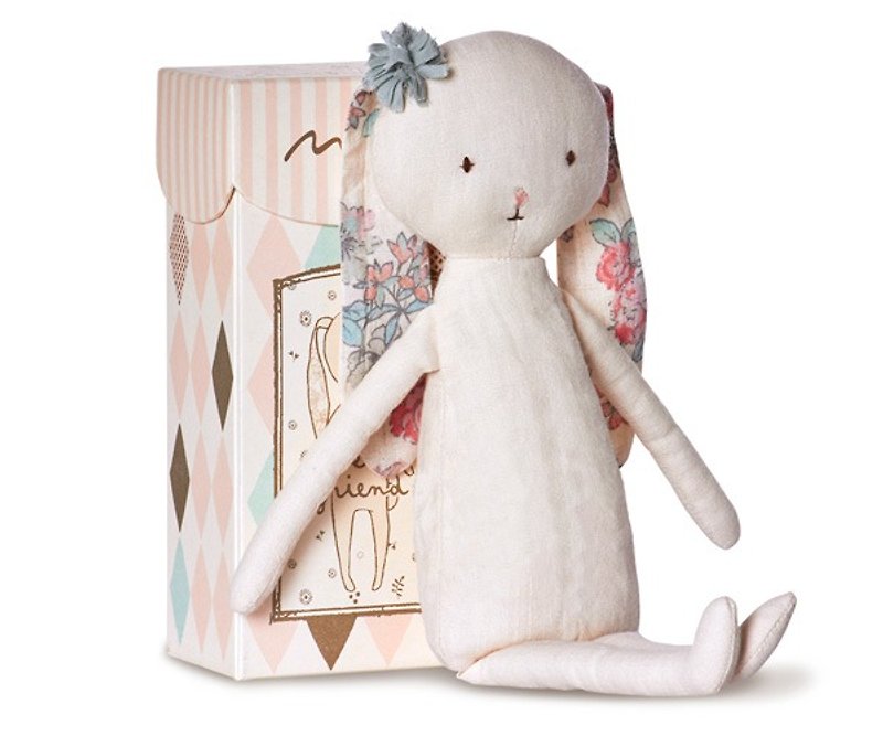 Good friend - bunny - Kids' Toys - Cotton & Hemp White