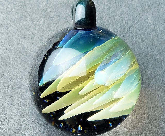 Lampwork on sale glass pendants