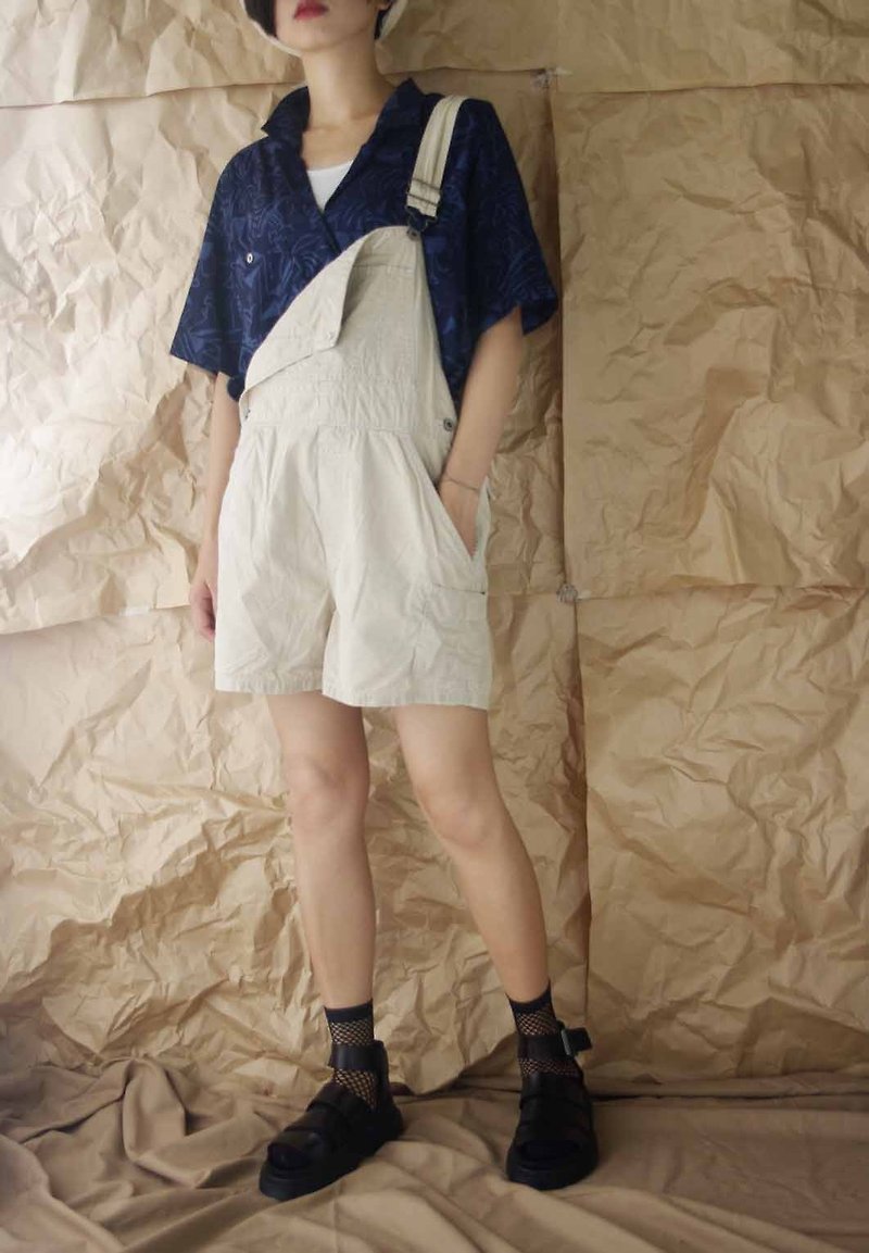 Treasure hunt - American Kachie harness shorts - Overalls & Jumpsuits - Cotton & Hemp Khaki