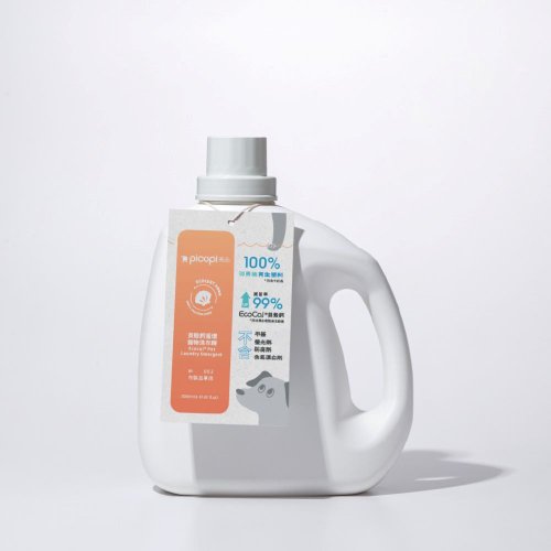 picupi挑品 環保潔淨館 貝殼鈣迴圈寵物洗衣精 2000ml