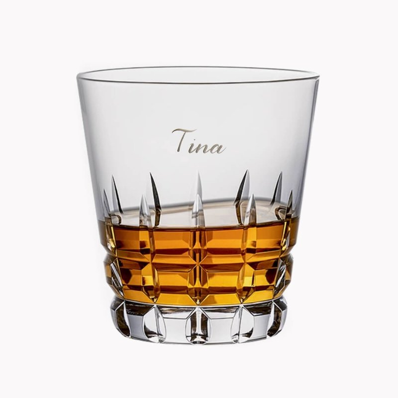 210cc【Japan Toyo Sasaki】Crystal Charm Whiskey Glass - Bar Glasses & Drinkware - Glass Transparent