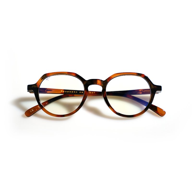 CROWN PANTO GLASSES 成人皇冠型抗藍光眼鏡 - 紅棕玳瑁 - 眼鏡/眼鏡框 - 塑膠 多色