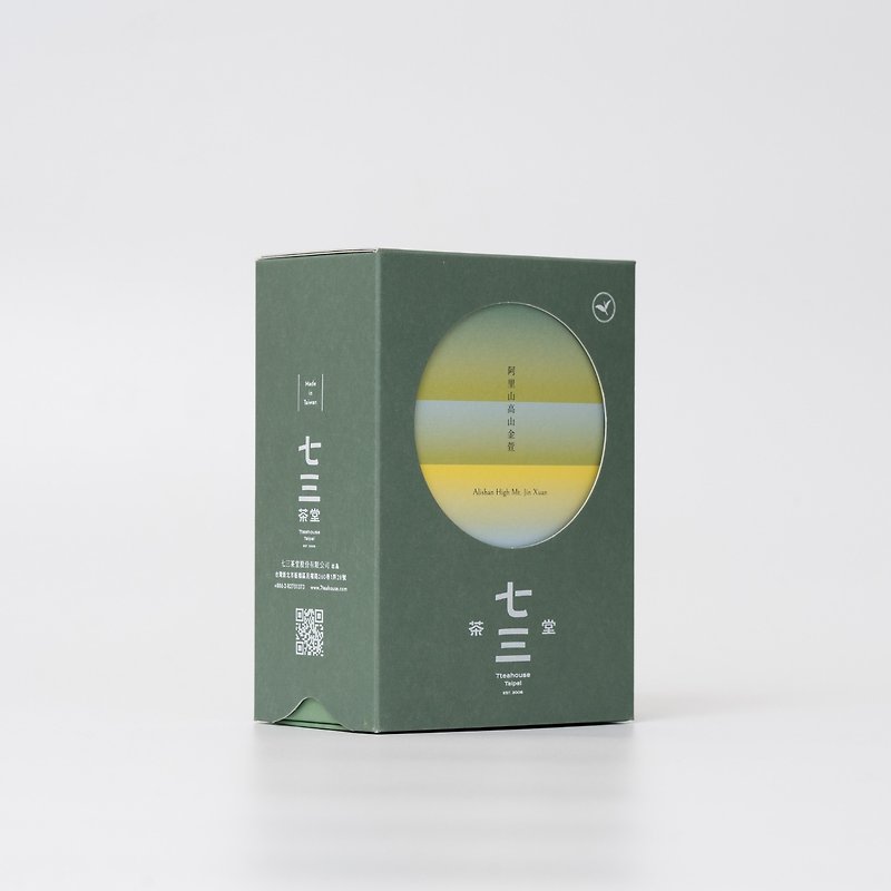 Qisan Tea Hall Premium Original Leaf丨Alshan Alpine Jinxuan 100g–hardcover box - ชา - กระดาษ สีเขียว