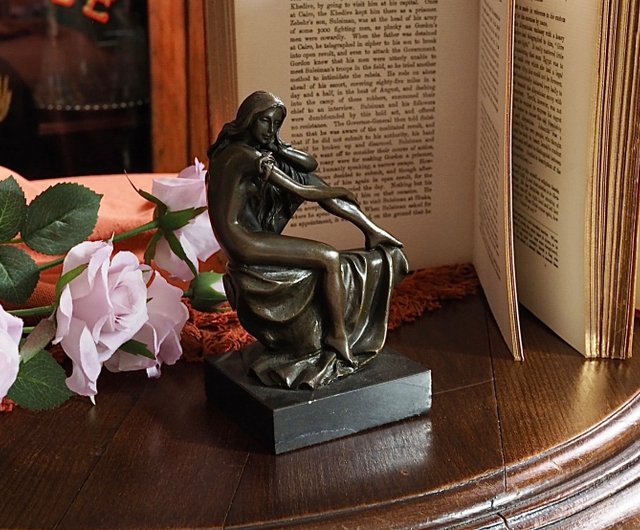 西洋アンティーク：ブロンズ像(小物入れ) 西洋アンティーク：ブロンズ像(小物入れ) - 置物低 価格 通販