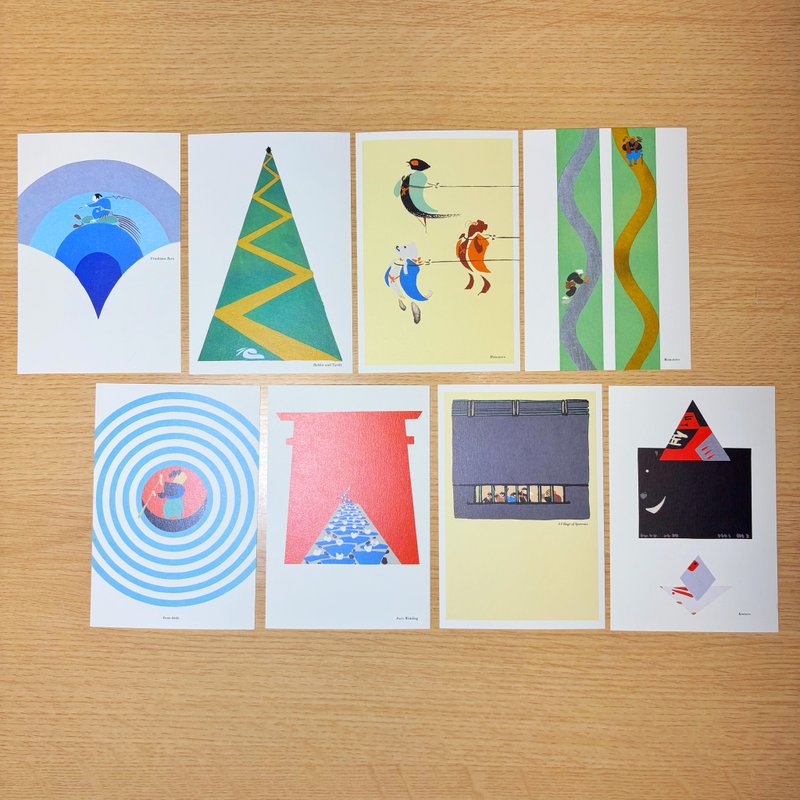 【隨機】京都芸艸堂明信片-下村玉廣 昔話 - 卡片/明信片 - 紙 