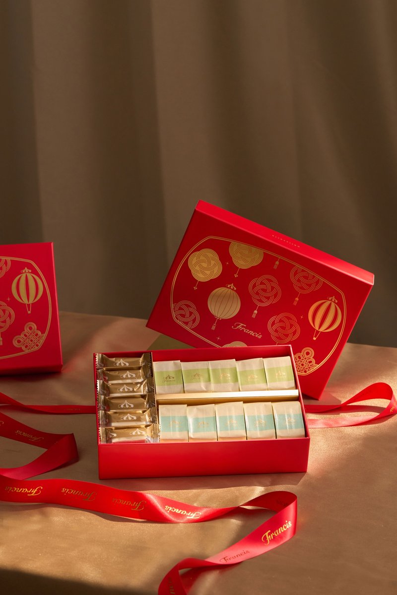 Spring Festival Limited【Carousel】Red Heart Gift Box - Cake & Desserts - Fresh Ingredients Red