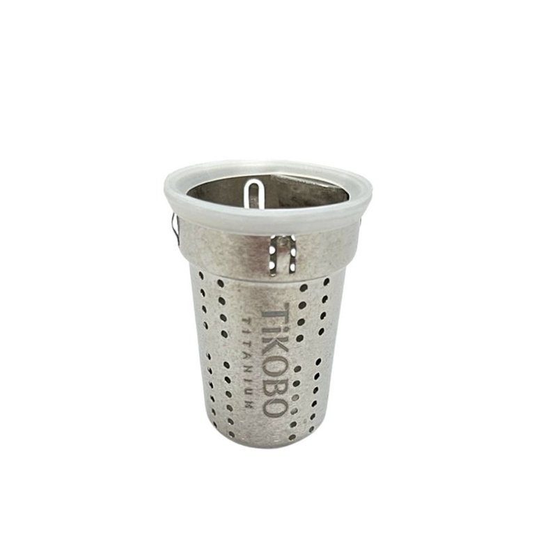 純鈦 新型茶隔 (500ml.700ml 袋鼠瓶專用) - 茶壺/茶杯/茶具 - 其他金屬 銀色