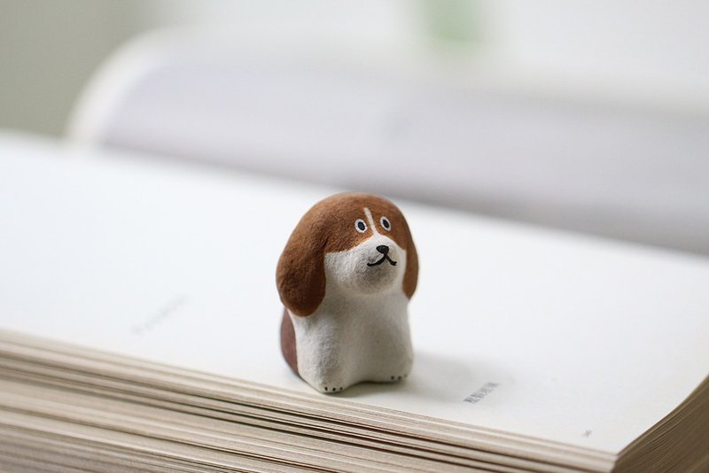 Brown DOG∣ handmade paper dog - Stuffed Dolls & Figurines - Paper 