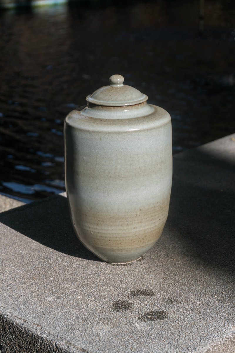 鎂白大茶倉 - 茶壺/茶杯/茶具 - 陶 白色