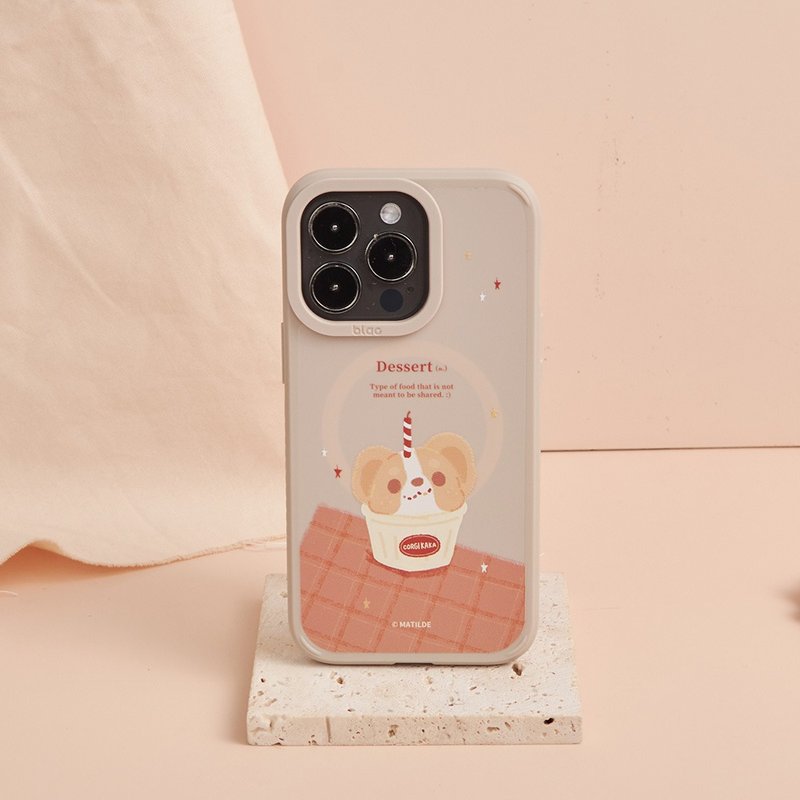 柯基犬卡卡好吃甜點峽谷強悍 MagSafe iPhone手機殼 - 手機殼/手機套 - 矽膠 多色