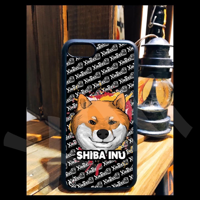 柴犬 狗 手繪 客製化 手機殼 iPhone 13 12 11 XR 8 7 6 5S SE 14 - 手機殼/手機套 - 矽膠 