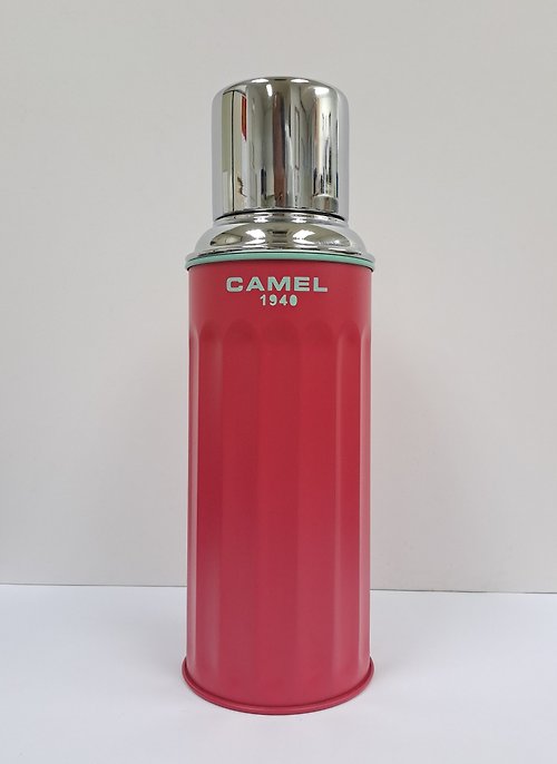 CAMEL 駱駝牌 駱駝牌 450ml 玻璃膽真空保溫瓶 122 系列 | 石榴 122PM