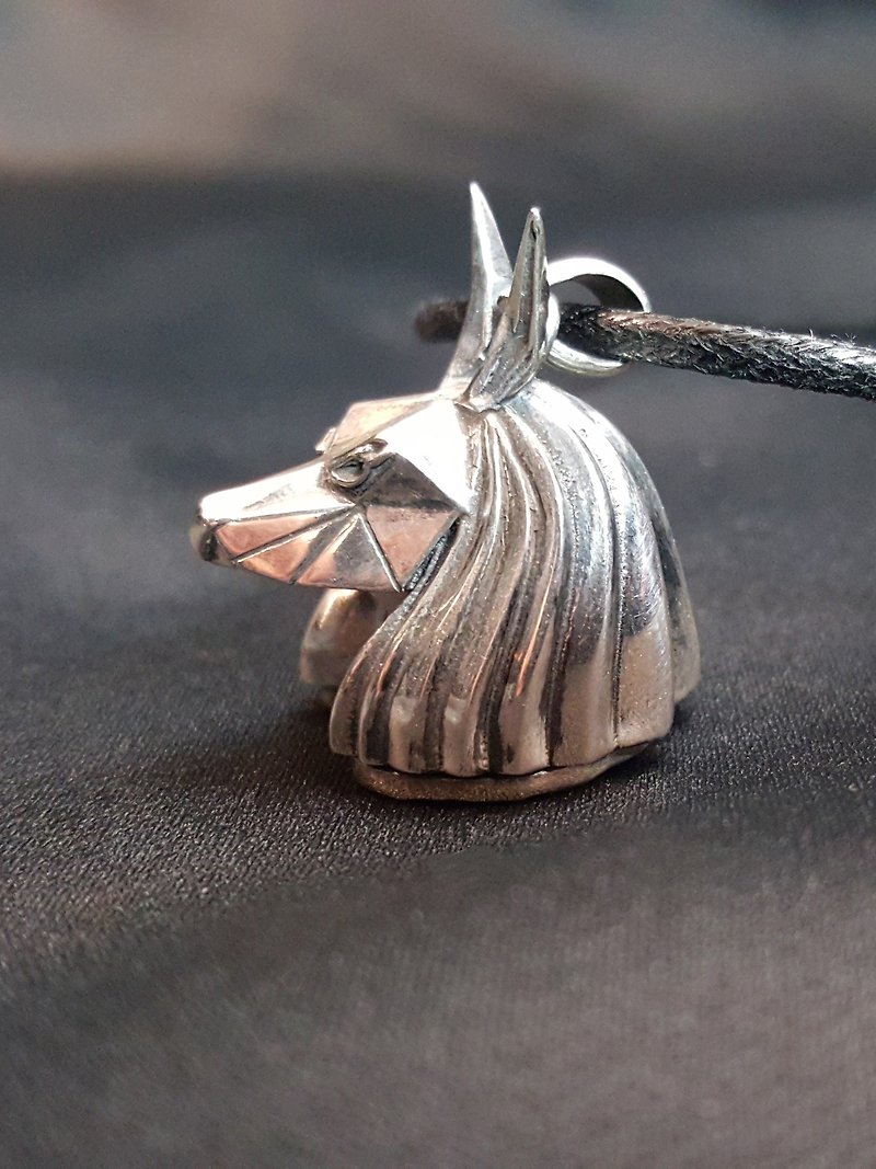 冥王 阿奴比斯 Anapa Necklace 930純銀 Silver - 項鍊 - 其他金屬 銀色