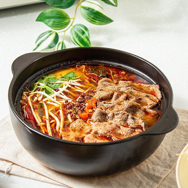 【Eat a date】Sichuan boiled beef hot pot - เครื่องปรุงรสสำเร็จรูป - อาหารสด 