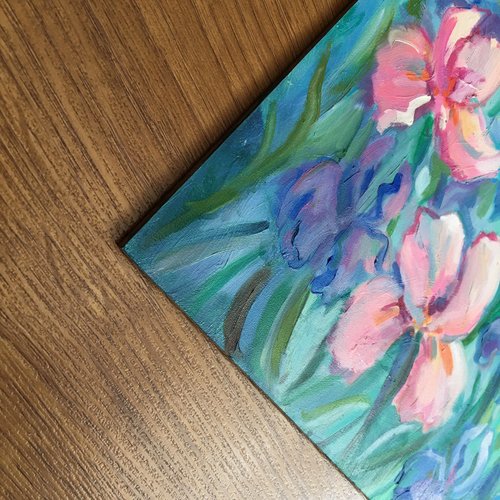 風景画 フィールド アイリス 花 アイリス ゴッホ オリジナル 花