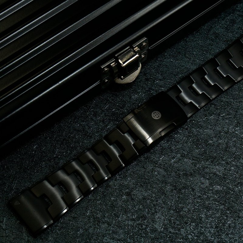 GARMIN 26mm 專用鈦錶帶 II - Quickfit系統專用- 黑色 PVD -TIGT - 錶帶 - 其他金屬 黑色