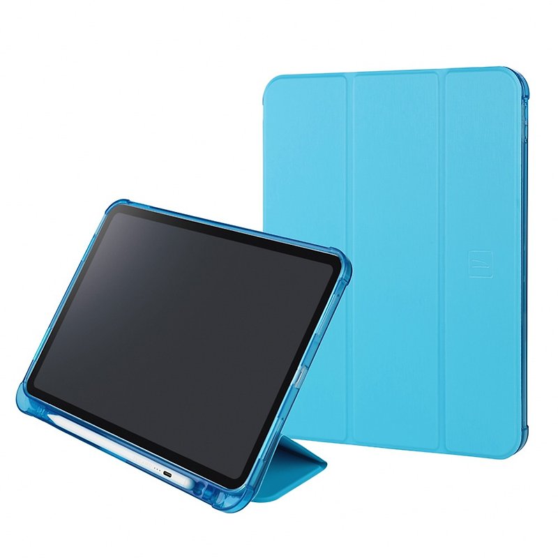 TUCANO サテン iPad (第 10 世代) 10.9 インチ専用保護ケース - スカイブルー - タブレット・PCケース - その他の素材 