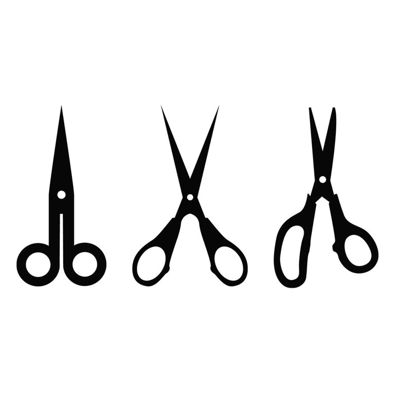 Scissors svg, scissors template, scissors pdf, scissors png, scissors laser cut - 圖文模板設計 - 其他材質 