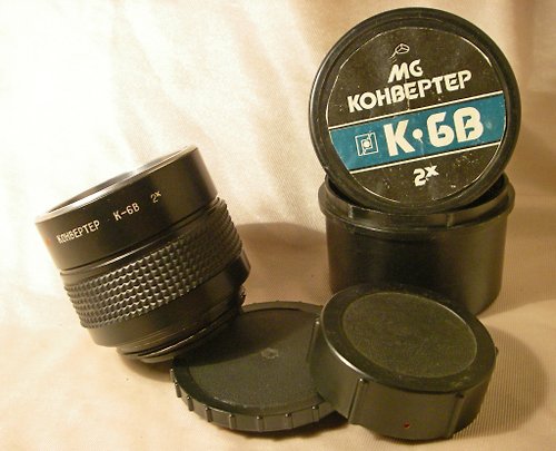 geokubanoid Arsenal MC K-6V 2x 鏡頭遠攝增倍鏡倍增器宏適用於 Salut-S Kiev
