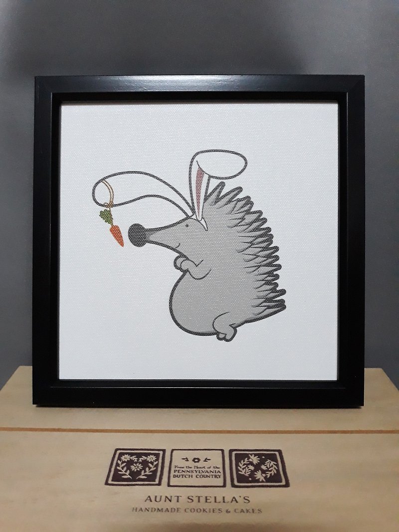 Little Hedgehog copy frame: a camouflage rabbit action - Posters - Other Materials Gray