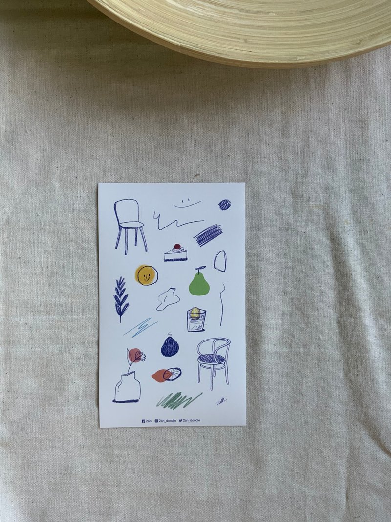 Sticker : Lifestyle - 貼紙 - 紙 