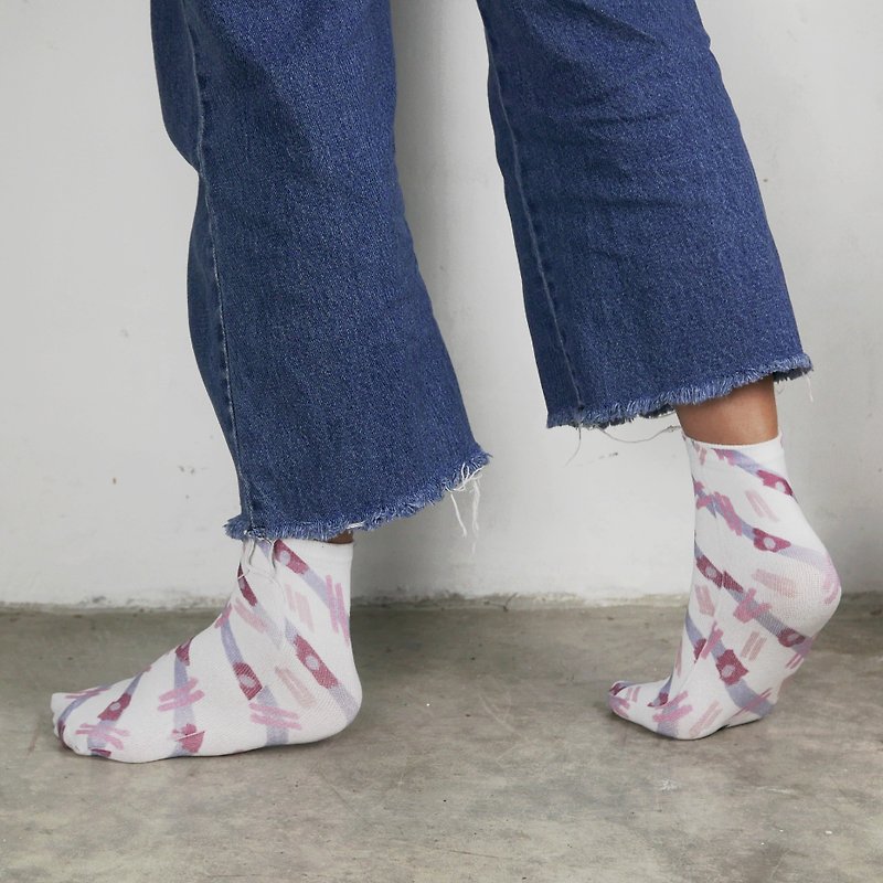 FUNNY DAY // 04 - Socks - Cotton & Hemp Multicolor