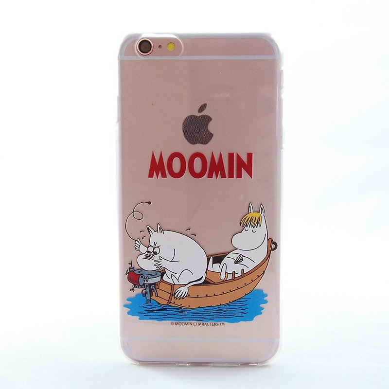 Moomin嚕嚕米授權-TPU手機保護殼【愜意的可兒】 - 手機殼/手機套 - 矽膠 藍色