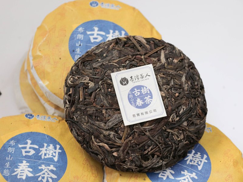 New Year Gift Box│Brown Mountain Ecological Ancient Tree Spring Tea (100g/cake) - Tea - Other Materials Red