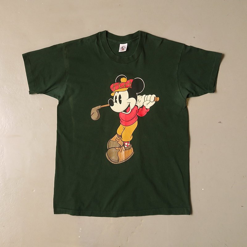 Mickey Mouse offset printing vintage cotton Tee