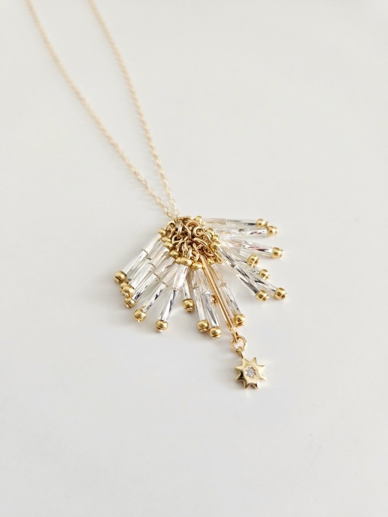 Fireworks - Crystal Bouquet Fireworks Necklace - สร้อยคอ - วัสดุอื่นๆ 