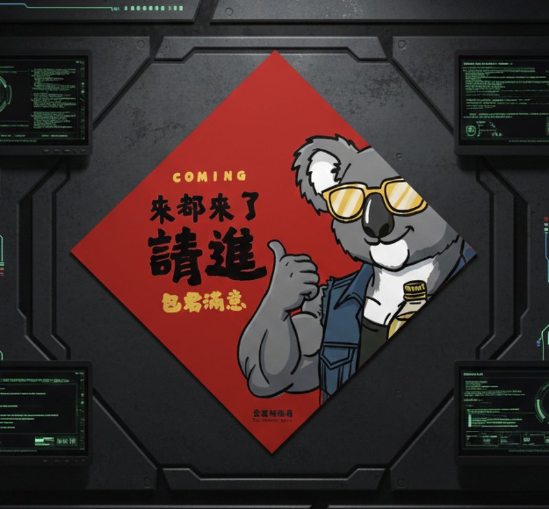 2026 Here We Go! 15cm Heavyweight Spring Couplet - ถุงอั่งเปา/ตุ้ยเลี้ยง - กระดาษ สีแดง